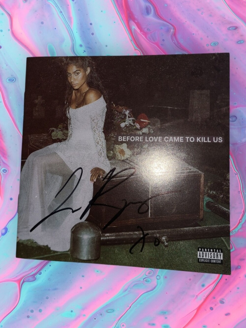Jessie Reyez before love came to kill us autographed CD booklet